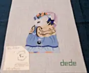 DeDe Designs Needlepoint Canvas Hand Painted Lady Astor