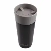 Insulated Coffee Mug Cup Travel Thermal Stainless Steel Flask Oasis -360ml Black