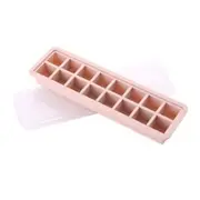 16 Grid Square Ice Cream Mold Box Frozen Cube Maker Tray Baking Tool With Lid Ice Cubes Trays & Moulds