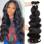 10A Brazilian Body Wave Bundles 20 22 24 Inch Human Hair Bundles 100% Unproce...