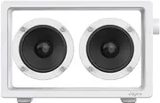 [JAYINE] Cassette Portable Bluetooth Speaker, 16W Minimalist Speakers Bluetooth Wireless Loud, HD Powerful Sound and Wide Compatibility V5.3 for Indoor Outdoor - White