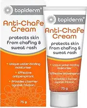 Topiderm - Anti-Chafe Chafing Cream. Protecting from Chafing And Sweat Rash From Running, Cycling. Friction Prevention Soothing Barrier Cream 75g Tube