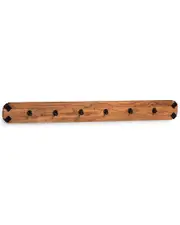 Alaterre Ryegate Solid Wood with Metal Wall Coat Hook