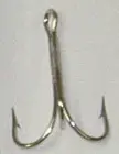 Mustad 3553 Nickel Plated Treble Hook Size 5 25CT