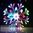 Outdoor Lamp Window Decor Hanging Light Fairy Light Star Snowflake LED