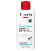 在飛比找松果購物優惠-美國Eucerin 身體臉清潔乳-乾性敏感肌用(16.9oz