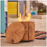 Glow Eco Fuego Wood Fire Pit Lights in seconds No Wood Smoke Constant Flame New