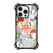 iPhone 16 Pro Bounce Case MagSafe Compatible Mushrooms by Papio Press