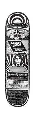 Deathwish Skateboards Secret Tales Skateboard Deck - 8.5" x 32.5"
