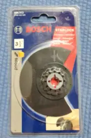 BOSCH 3-1/2" Starlock High-Carbon Steel Bi-Metal Segment Saw Blade for wood