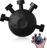 Finger Grip Strengthener, Sphere Hand Gripper Strengthener, Adjustable Finger Trainer, Hand Exerciser Grip Strengthener for Forearm Strength, Muscle Building, Stress Relief, Athletes