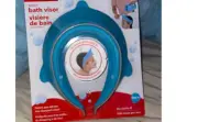 Skip Hop Baby Shower Cap Shield, Moby Bath Visor for Kids, Blue