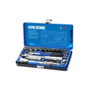 29 Pcs of Kincrome 3/8" Drive Socket Set - Metric Chrome Vanadium Steel