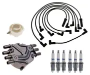 ACDelco Ignition Kit Distributor Rotor Cap Wire & Spark Plugs for Sonoma S10 V6