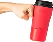 Mighty Mug Plastic Travel Mug, No Spill Double Wall Tumbler, Cold/Hot, Cup-Holder Friendly, Dishwasher Safe, (Red, 12oz)