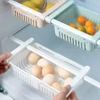 Fridge Shelf Save Space Organization Pull-out Drawer Fridge Freezer Shelf