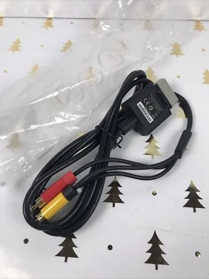 Microsoft Xbox 360 Composite AV Cable Cord X15-61979-01 Genuine New Original