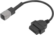 Diagnostic Cable, 6 PIN to 16 PIN OBD2 Diagnostic Cable Professional OBDII Diagnostic Tool Practical Diagnostic Cable Adapter Replacement for CAN AM Moto ATV UTV Motorcycle Bike