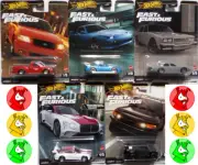 Fast and Furious - Assorted Range - Pick and Choose - Hot Wheels Diecast 1:64