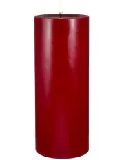 [Maxwell & Williams] Let's Get Lit LED Flameless Wax Pillar Candle 10x25cm Gift Boxed in Cherry