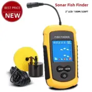 100M/328FT Sonar Fish Finder Fish Tracking Device with Wired Sensor FFC1108-1