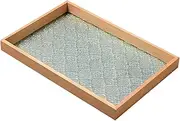 Serving Tray Decor | Perfume Tray | Decorative Tray for Home Decor, Fruit Serving Tray Begonia Embossing for Coffee Table Decor Centerpiece Kitchen Counter
