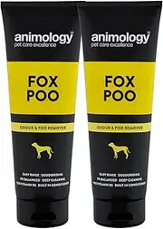 Animology Fox Poo Deodorising Dog Shampoo, Twin Pack, 250ml