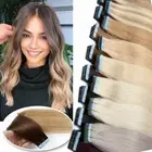 Invisible Tape in Real Human Hair Extensions Seamless Skin Weft Premium RemyHair
