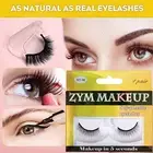 1pair False Eyelashes Time-saving Natural Makeup Extensions Eye Lashes Glue-free