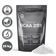 25KG PURE BCAA 2:1:1 INSTANTISED AMINO POWDER UNFLAVOURED BULK PACK