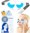 MyHalos Under Eye Patches & Cooling Eye Mask Set - 24 Eye Masks for Puffy Eye...