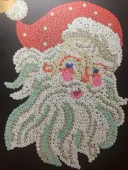 New Sequin Craft Kit Santa Claus Face Christmas Art Kit docraft 25x34cm