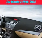 For Mazda 3 2010-2013 Black Leather Car Dashboard Cover Dash Protector Pad Mat (for: Mazda)