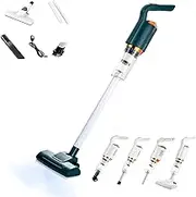 Blackenx Cordless Vacuum, Blackenx Multipurpose Cordless Vacuum Cleaner for Household and Car, 3 in 1 Lightweight Portable Stick Vacuum for All Floor Type with 4 Nozzle, 6000 Pa, 550w (Green)