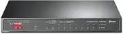 TP-Link 10-Port Gigabit Desktop PoE Switch with 8-Port PoE+, 123 W Budget, Isolation Mode for Network Security, PoE Auto Recovery, Plug & Play, Fanless Design, No Configuration Required (TL-SG1210MP)