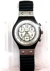 NEW Swatch Chrono Watch METAL EDGE SCB119 with Case and Papers 1997 Gents NOS