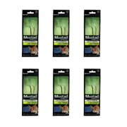 6x Mustad Ultrapoint Circle Flasher Rig Twin Hook Green Chartreuse