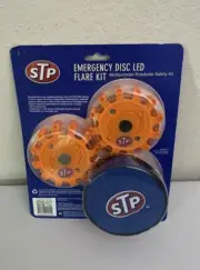 Emergency Car LED Road Flare Kits and Case, Requires 3 AAA Batteries (3-Pack)
