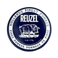 在飛比找樂天市場購物網優惠-岡山戀香水~REUZEL FIBER Pomade 深藍豬強