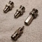 BNC, RCA Professional Broadcast Fitting Adaptor Kit (4) Pieces