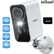 Security Cameras Wireless Outdoor Smart 2K Battery Powered WiFi With 32G TF Card
