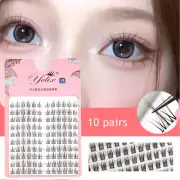 False Eyelashes Extension Kit Lashes Kit Natural Eyelashes Makeup Tool 10 Rows 》