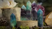 Wholesale Lot 1 Lb Natural Rainbow Fluorite Obelisk Tower Crystal Wand Energy