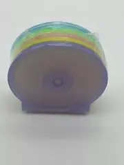 Assorted Color Round ClamShell CD/DVD Case 10- Pack
