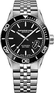 [Raymond Weil] Men's 2760-ST1-20001 Freelancer Analog Display Swiss Automatic Silver Watch