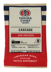 Cascade Hop Pellet Hops 1 oz for Home Brew Beer Making