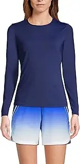 [Lands' End] Women's Modest Swim Tee Rash Guard