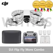 DJI Flip Fly More Combo Camera Drone (3 Batteries) + RC 2 Remote Controller_