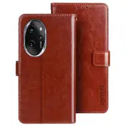 IDEWEI For Honor 100 Pro 5G Flip Leather Case Crazy Horse Pattern Wallet Phone Cover
