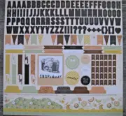 'TAKE NOTE' STICKER SHEET BY KAISERCRAFT - 12" X 12"